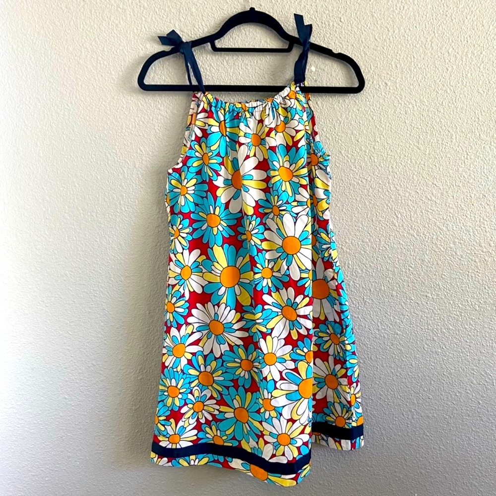 Hanna Andersson girls daisy summer dress size 12 (150)